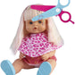 Nenuco - Glitter Hairdresser - Baby Doll With Hairdresser Set, Hair Accessories, Magic Scissors