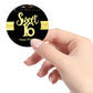Sumerk 48 Pcs Cheers To 16 Stickers Large Bottle Stickers 16Th Birthday Stickers Card Seals 2 Inches Round Happy Birthday Party