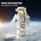 NETEHU Space Astronaut Building Block Toy - Ideal Gift for 6-14 Year Old Children - 880pcs for mature-themed Space Astronaut Building Block Sets