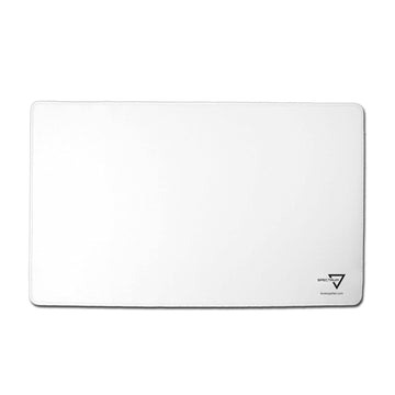 Bcw Spectrum Playmat - White (24'' X 14'') | Stitched Edges For Durability | Ideal For Tcg, Tabletop Gaming & Magic: The Gatheri