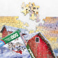 Springbok 500 Piece Jigsaw Puzzle - Nostalgic Winter Holiday Theme, Cardboard, Model 34-01694