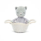 Jellycat Rock-A-Bye Kitten Stuffed Animal, 8 Inches | Cats And Kittens Plush Toy | Classic Children'S Gift