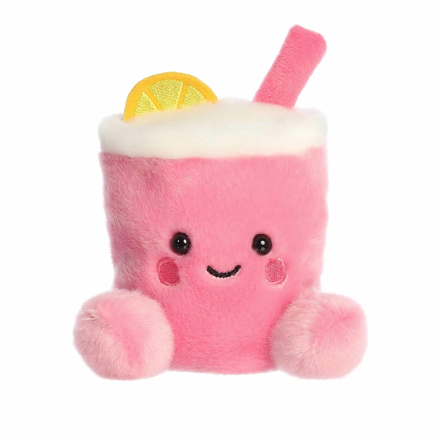 Aurora Adorable Palm Pals Zelie Pink Lemonade Stuffed Animal - Fun Collectible Plush for Kids and mature-themed Collectors - Perfect for Decorating Rooms and Birthday Gifts - 5 Inches