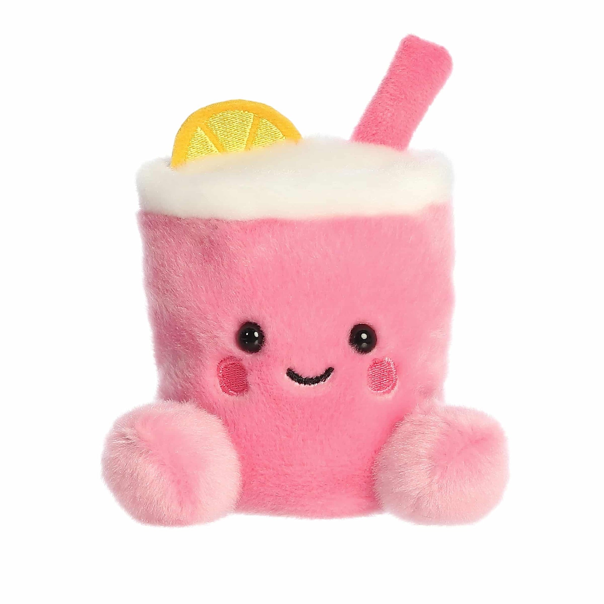 Aurora Adorable Palm Pals Zelie Pink Lemonade Stuffed Animal - Fun Collectible Plush for Kids and mature-themed Collectors - Perfect for Decorating Rooms and Birthday Gifts - 5 Inches