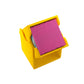 Squire 100+ Xl Convertible Deck Box | Card Storage Box With Removable Cover Clips | Holds 100 Double-Sleeved Cards In Extra Thick Inner Card Sleeves | Yellow Color | Made By Gamegenic (Ggs20102Ml)