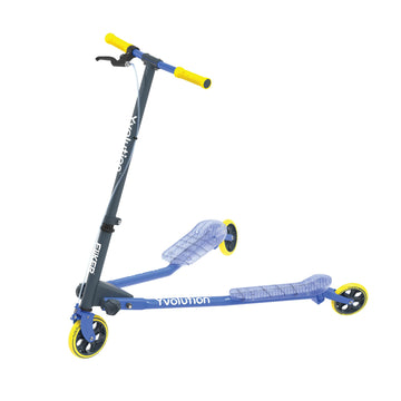 Yvolution Y Fliker Air A3 Kids Drifting Scooter | Swing Scooter For Boys And Girls Age 7+ Years (Blue 2024)