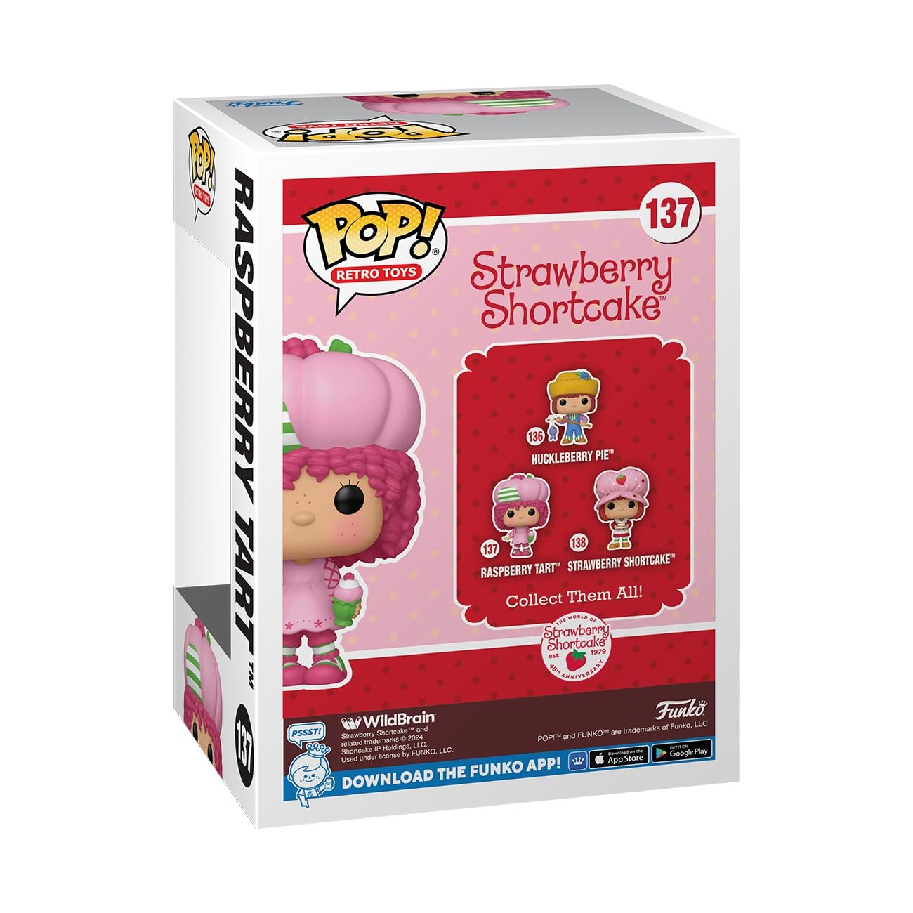 Funko Pop! Retro Toys: Strawberry Shortcake - Raspberry Torte Tart - Collectable Vinyl Figure - Gift Idea - Official Merchandise - For Kids & Adults - Tv Fans - Model Figure For Collectors