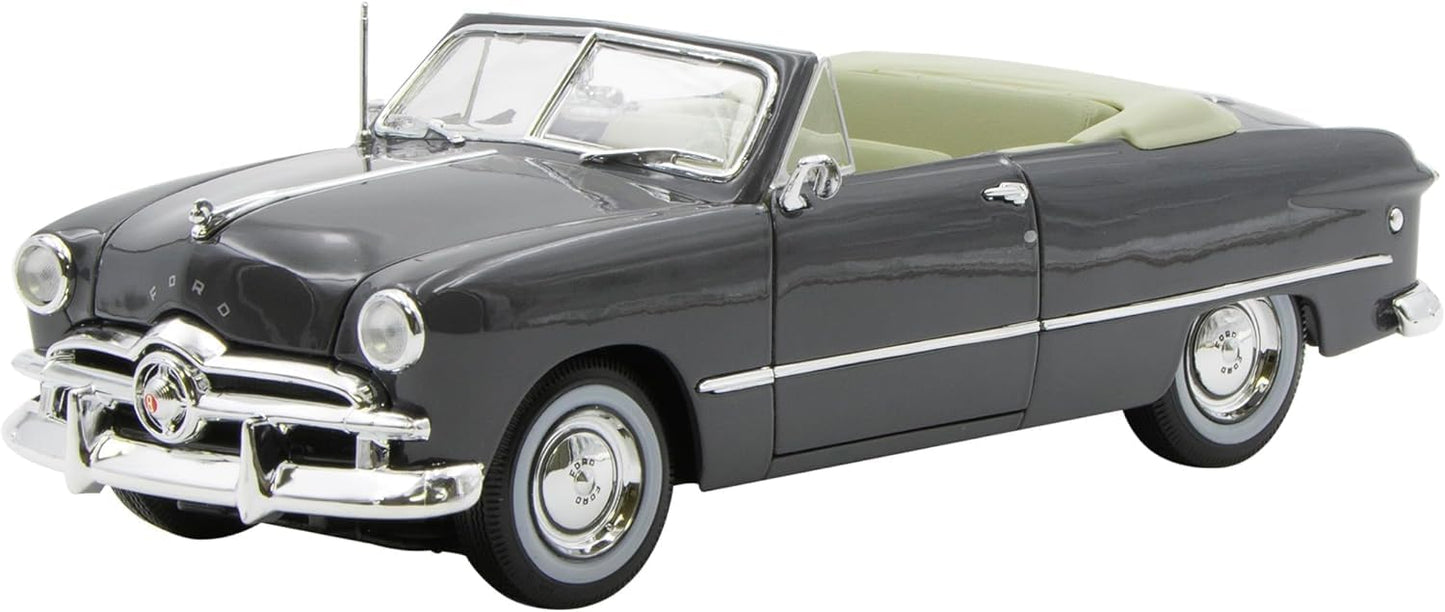 1949 Ford Convertible, Gray - Maisto 31682 - 1/18 Scale Diecast Model Toy Car