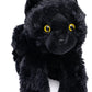 Warmies Microwavable & Weighted Stuffed Animals, Black Cat - Heated Stuffed Animal Plushie For Warmth & Comfort - Cute Soft Plus
