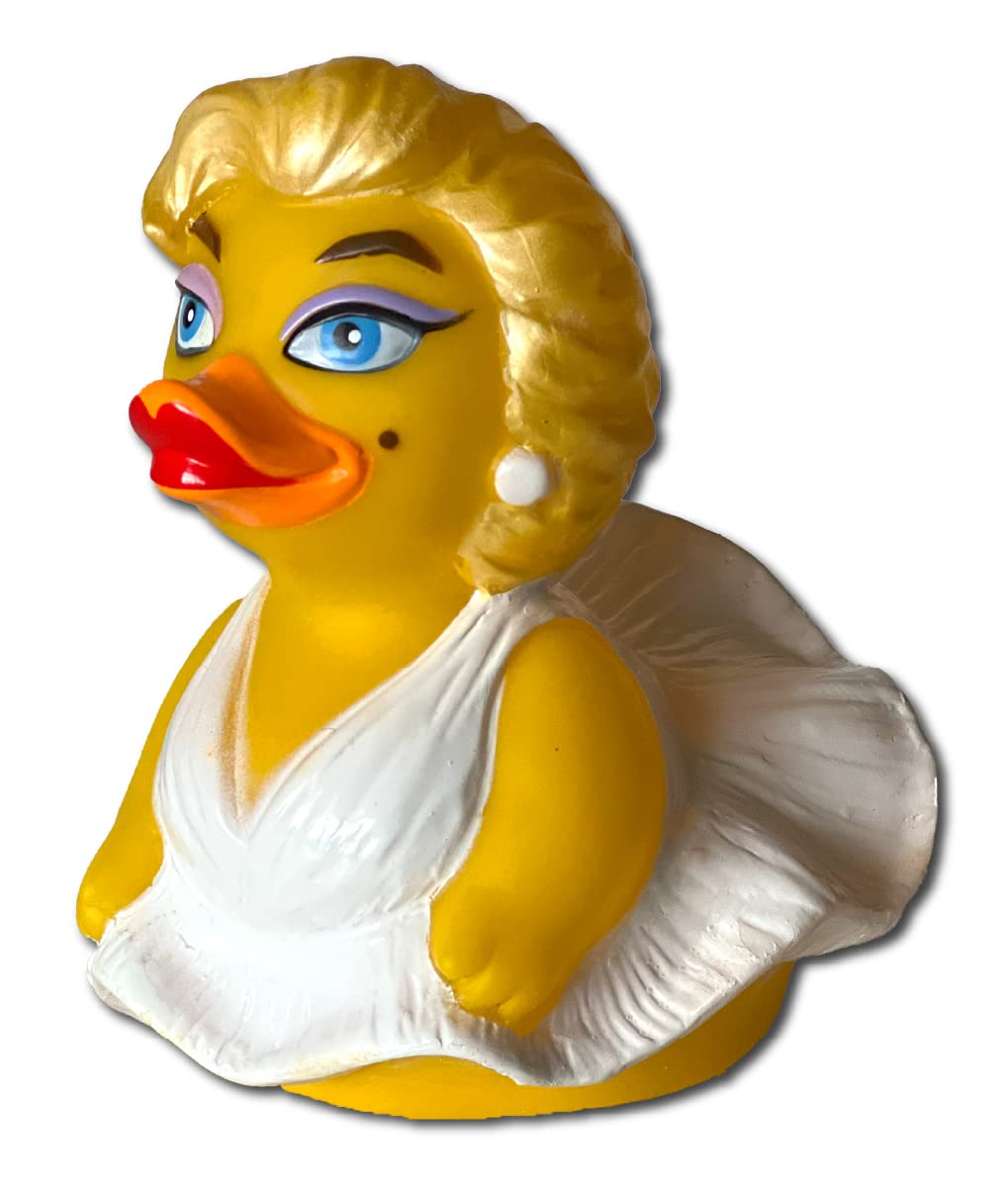 Celebriducks Pond Bombshell Floating Rubber Ducks - Collectible Bath Toy Gift For Kids & Adults Of All Ages