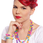 Rainbow Pop Beads - Fun 50s Retro Jewelry Crafting by Hey Viv !