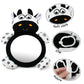 Inbeby Baby Mirror Toys, Multi-Function Baby Mirror High Contrast Black and White, Tummy Time Mirror Easy to Install, Baby Infan