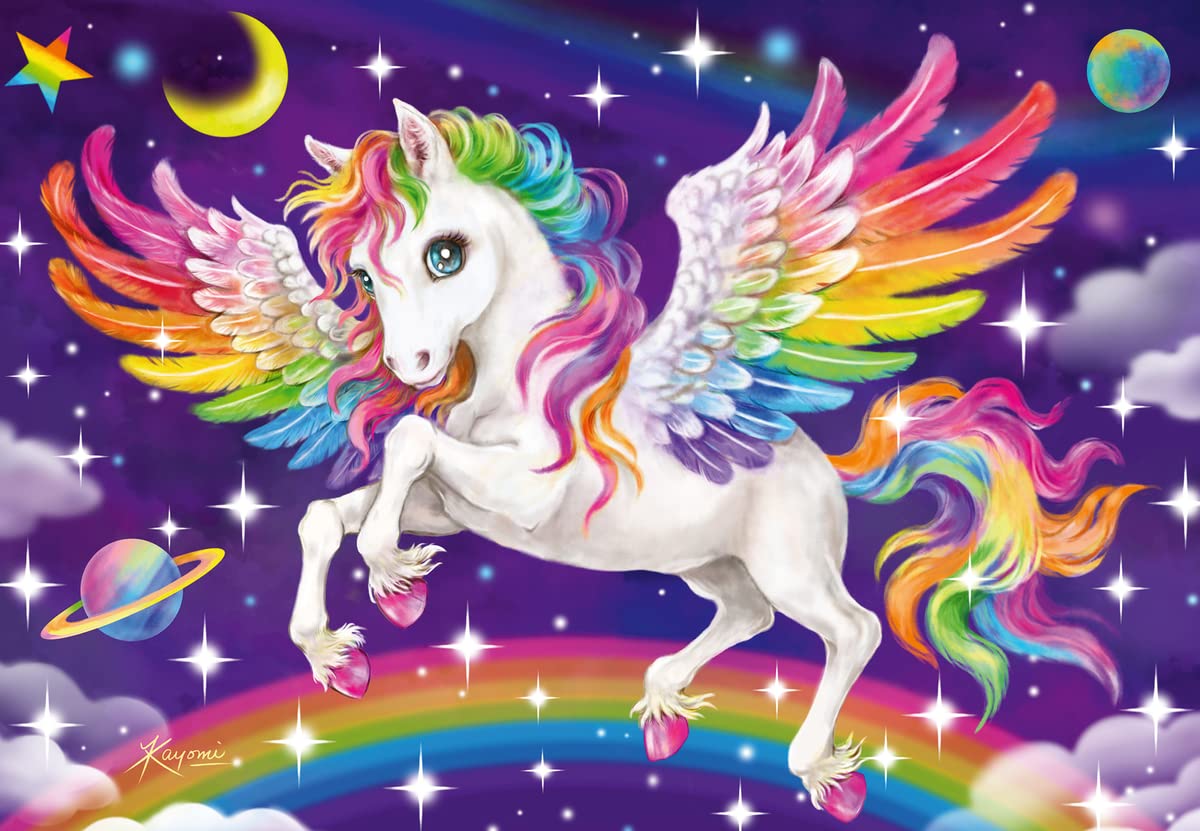 Ravensburger Unicorn And Pegasus Jigsaw Puzzle Set For Kids - 2 X 24 Pieces | Easy-To-Hold Pieces | Engaging Design | Fosters Cognitive Development | Fsc Certified - 05677