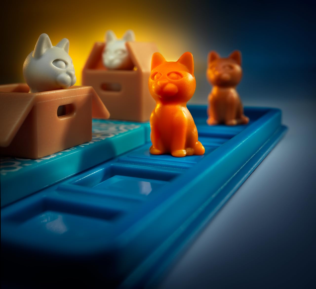 SmartGames Cats & Boxes Travel Game with 60 Challenges for Ages 7-mature-themed