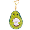 Mumyer Funny Positive Crochet Potato Keychain Handmade Emotional Support Knitted Wool Potato Doll Keychain Gift For Bag Charm(K5
