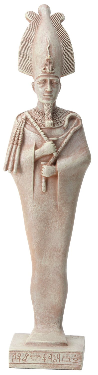 Ytc Long Figurine Statue Of Ancient Osiris In Traditional Costume Design