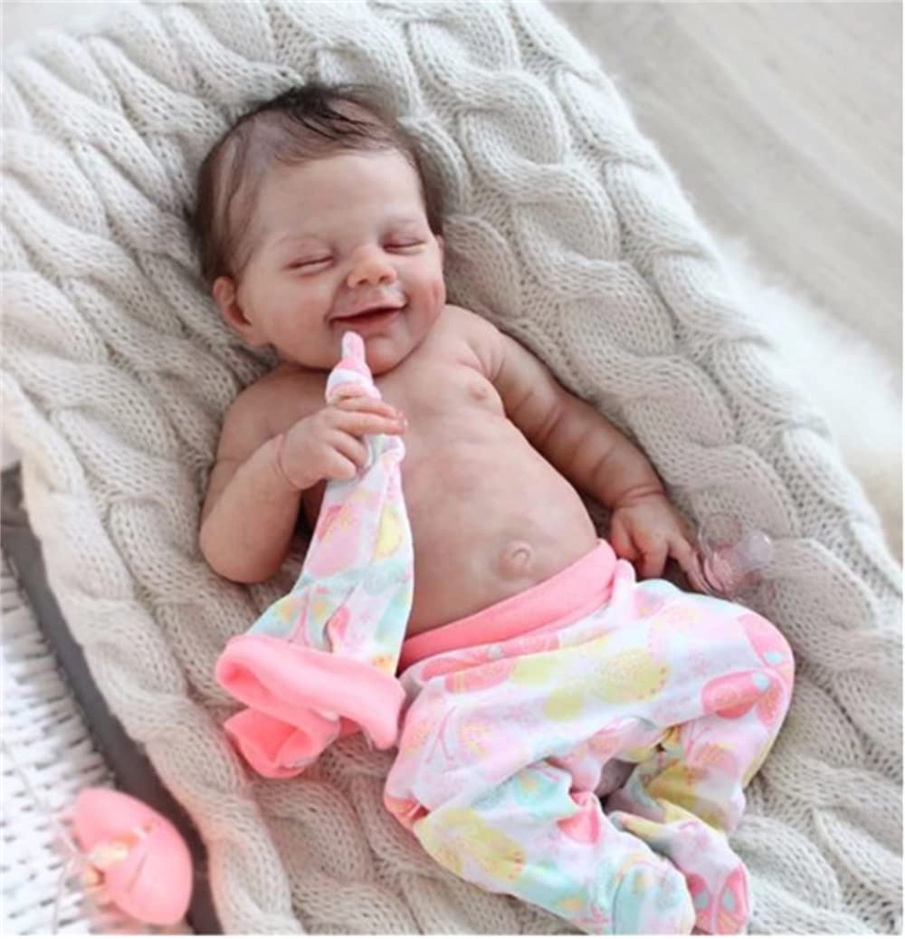 Fa Rich Reborn 18 Inch Cute Boy Realistic Baby Doll Silicone Full Body Birthday Set For Child Birthday Gifts