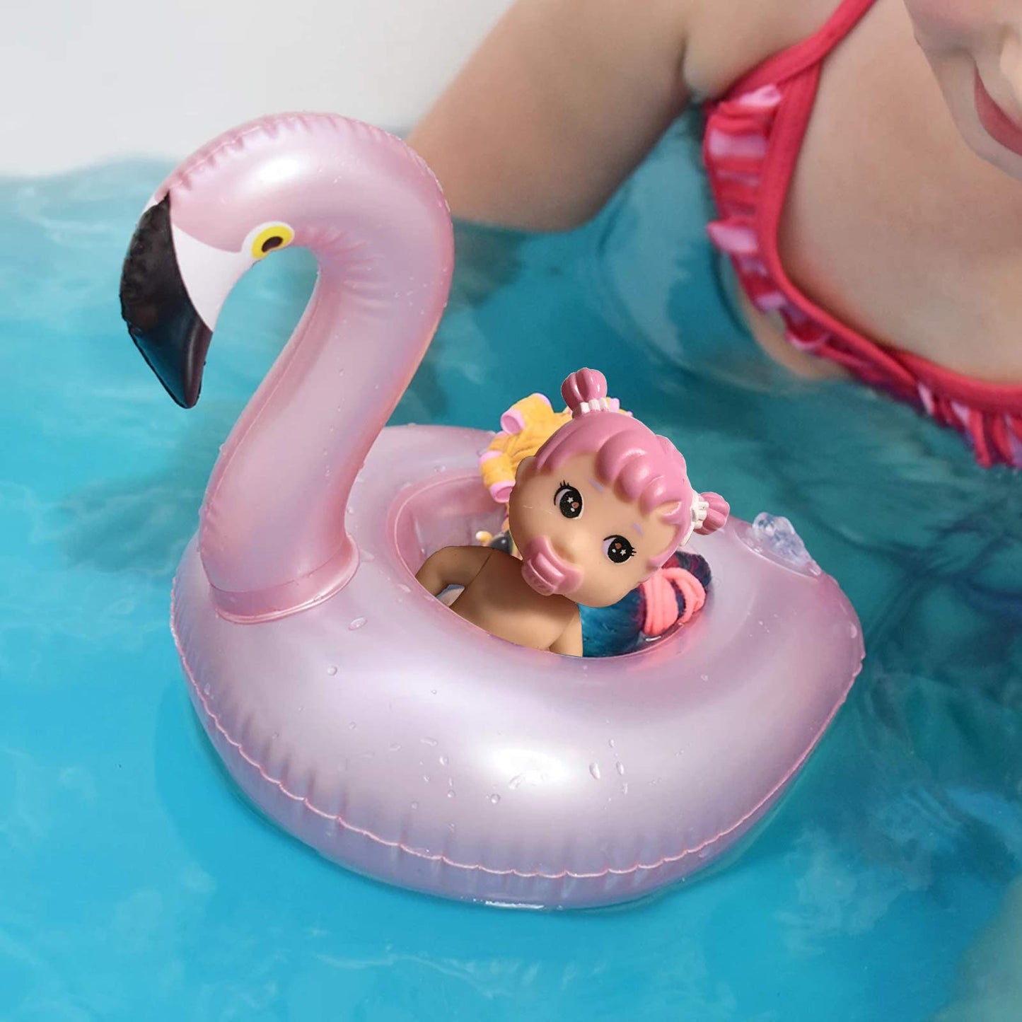 iShyan Inflatable Drink Holder 35 Pack, Multicolor PVC Fun Floaties for Pool Party, One Size, Model floatdrinkholder4