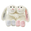 Let'S Make Memories Personalized Hugging Plush Bunnies - Bunny Stuffed Animal - Easter Bunny - For Couples - For Him - For Her