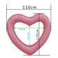 mature-themed Heart Float mature-themeds Heart Pool Floats  Water Fun Beach Party Toys for Aults Birthday Scene Layout Props.(47 in Rose Gold)