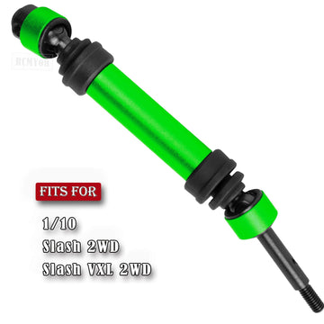 RCMYou Rear Drive Shaft CVD & Front Axles Upgrades Part for 1/10 Slash 2WD/Slash VXL 2WD,Stainless Steel #45 Driveshaft with Hex