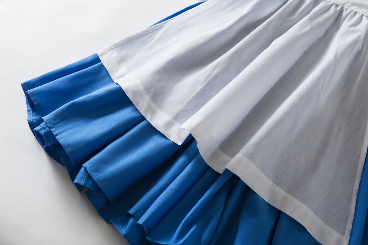 Belle Provincial Village Costume Blue Belle Dress Princess Belle Dress Beauty Beast Costume