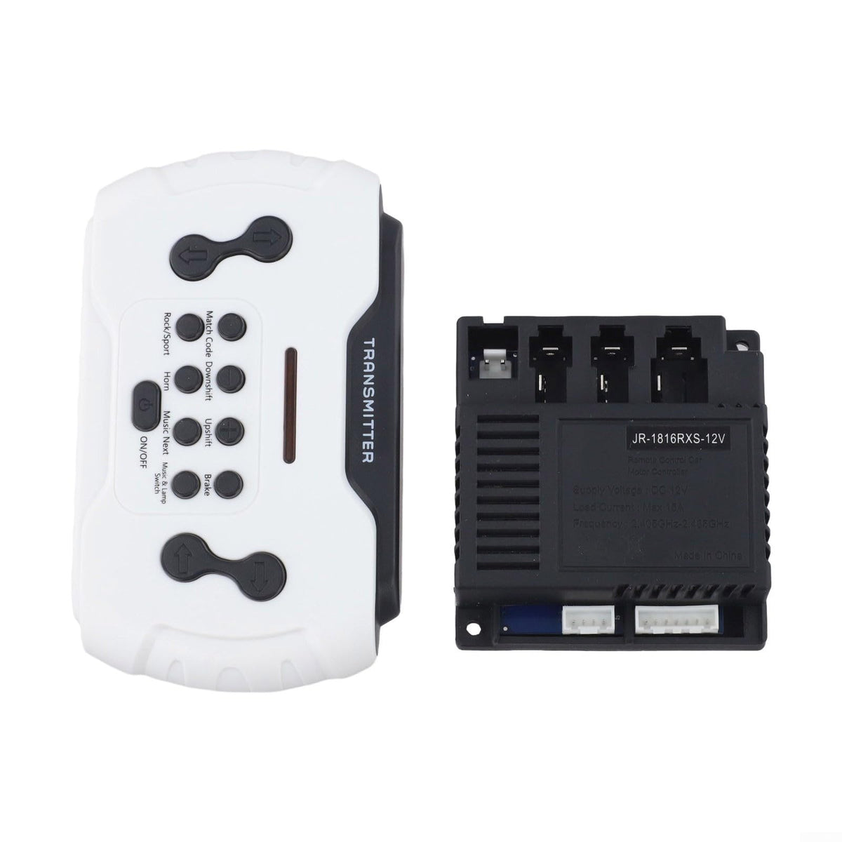 Hosrivae Ride 2.4g Receiver 12v Controller Abs Replacement Parts Remote Toys Jr1816rxs Control Car Start Function (Receiver Onl