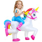 Kooy Inflatable Unicorn Costume Kid Blow Up Unicorn Costume Kids Unicorn Inflatable Costume For Kids For Funny Halloween Inflatable Costumes For Kids, Blow Up Costume For Kids(7-10Y