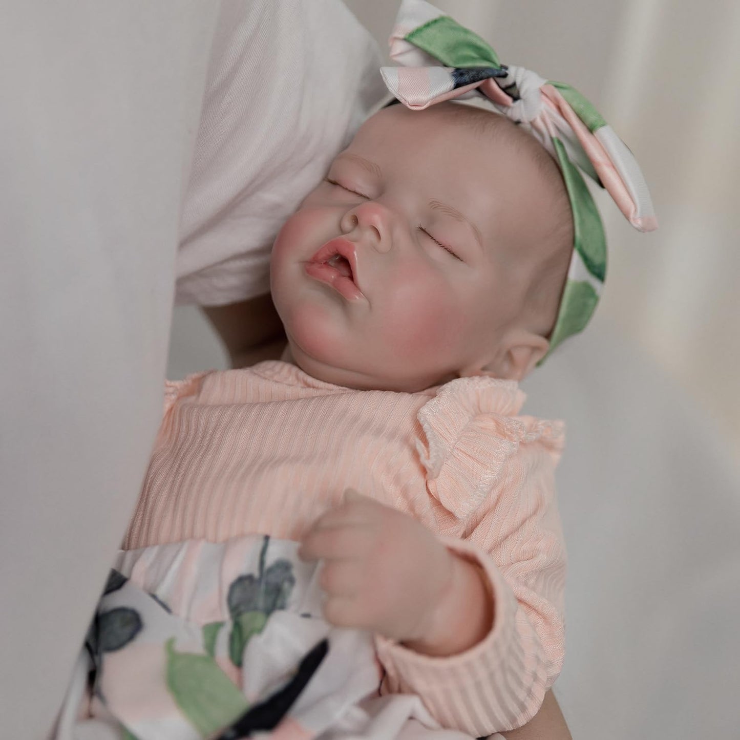 Dayoff Kids Reborn Baby Dolls,18 Inch Lifelike Realistic Newborn Doll,Soft Cloth Body Baby Dolls, The Best Christmas/Birthday'S Gift For Kids Age 3+ (Cloth Body)