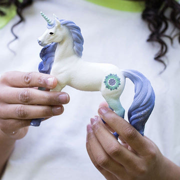 Schleich Bayala, Unicorn Toys For Girls And Boys, Mandala Unicorn Stallion Unicorn Figurine, Purple, Ages 5+