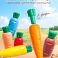 JUPITEARTH Beeswax Crayons for Kids, 18 Colors, Non-Toxic, Carrot-Shaped, Includes Coloring Book & 120 PDF Pages, Mess-Free Art Supplies