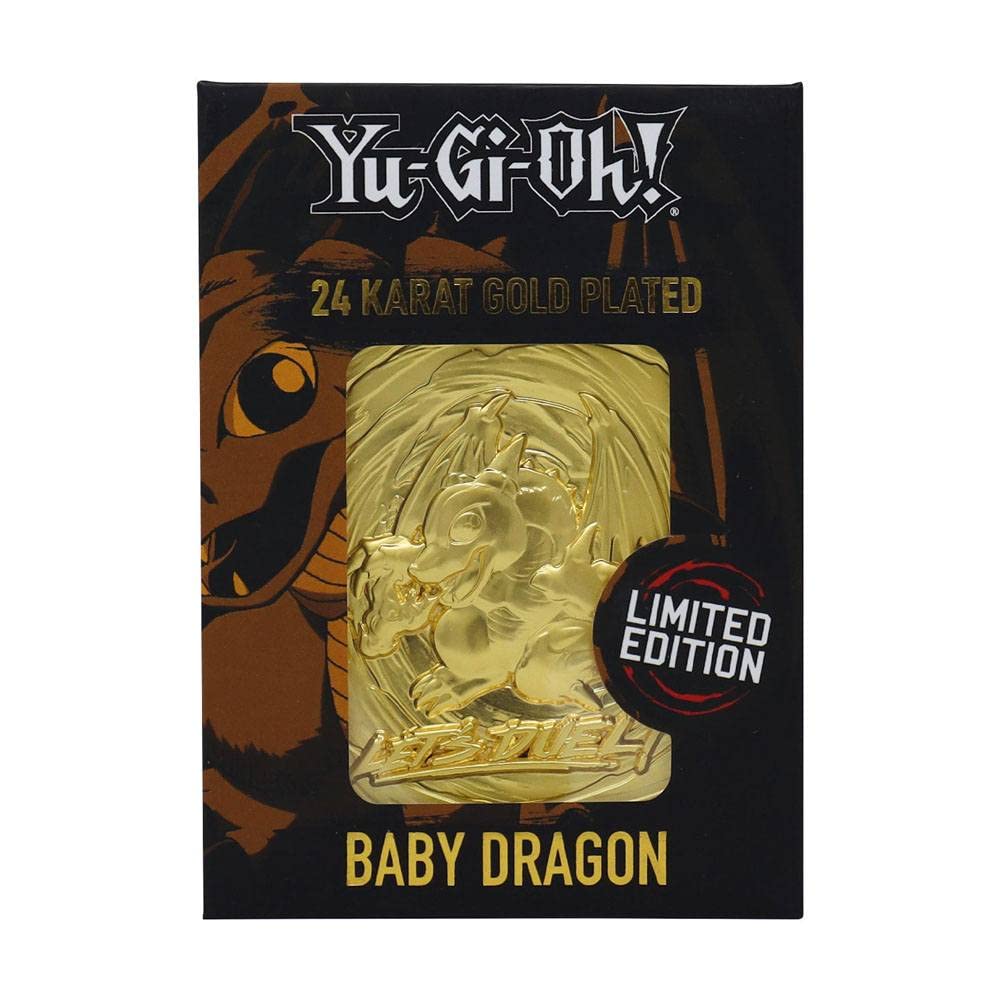 Yu-Gi-Oh! - Limited Edition 24K Gold Plated Collectible - Baby Dragon