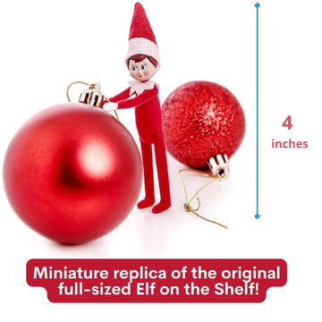 World's Smallest Elf On The Shelf - Boy Scout Elf, 4 Inch, Blue Eyes, Plastic, Multi Color, Model 577