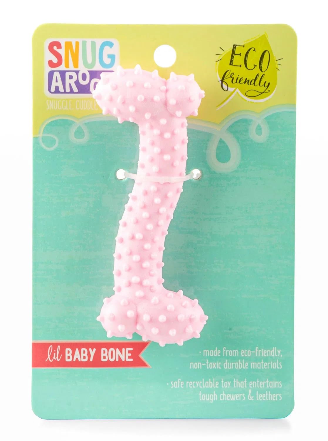 Snugarooz Lil Baby Bone, 4.25'' Colors: Pink