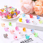 Dulefun 200Pcs Luminous Mini Resin Ducks 20 Colors Small Tiny Little Duck Figurines To Hide Glow In The Dark Miniature Figures F