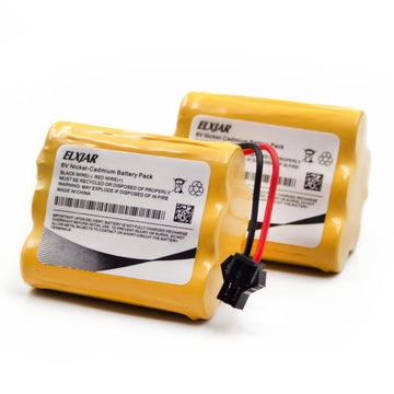 (2-Pack) 6V 1000Mah Ni-Cd Rechargeable 5-Cells Aa Battery Packs With Sm-2P Plug For Stunt Rc Cars Trucks School Bus Sunforce 80