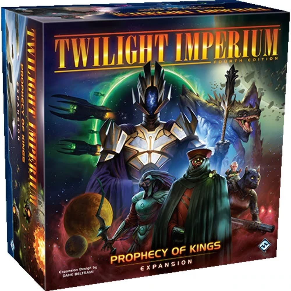 Fantasy Flight Games Twilight Imperium 4th Edition - Prophecy of Kings Expansion, Sci-Fi Strategy Board Game, 3-8 Players, 4-8 Hour Playtime