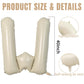 40 Inch Cream Letter Balloons, Large W Letter Balloons Foil Helium Balloons, Mylar Big Single Alphabet W Balloons, Cream Balloon