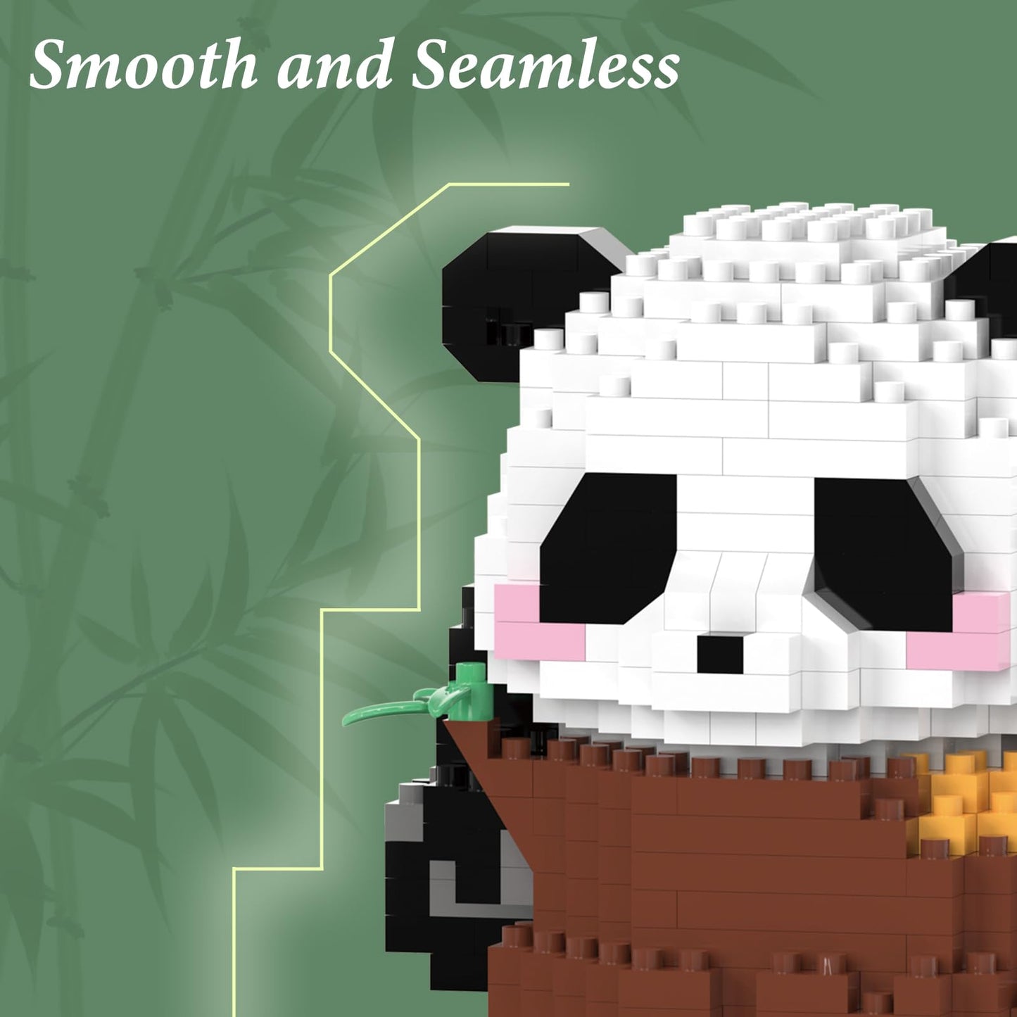 Mjddja Mini Building Blocks, Party Favors- Micro Blocks Panda Toy For Kids 13 14 15 16+, Mini Blocks Building Sets For Adults, E