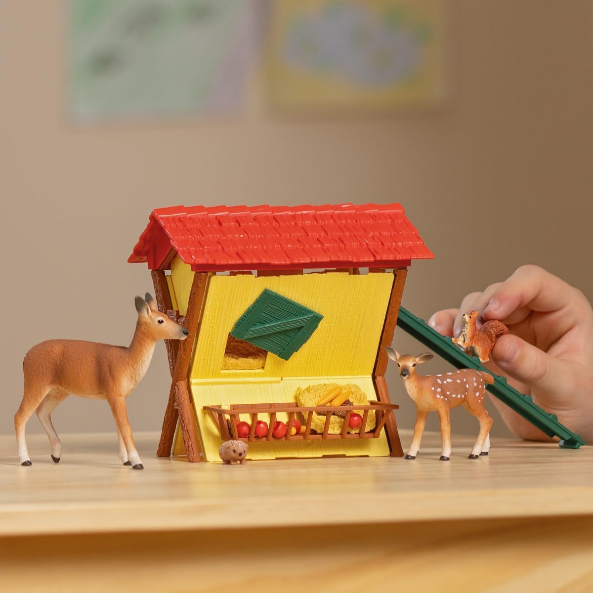 Schleich Feeding The Forest Animals