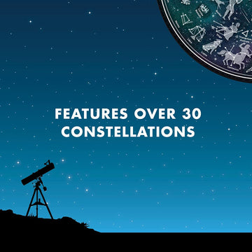 Ridley's Games: Map of The Stars 1000-Piece Jigsaw Puzzle |Perfect for Astrology/Astronomy Lovers with Over 30-Unique Constillations | Perfect Room D?cor Once Completed | Storage Tube Included