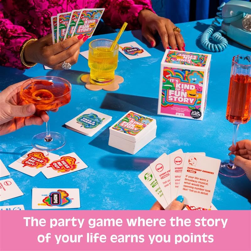 PopHaus Collective It's Kind of a Fun Story - mature-themed Party Card Game [Perfect for Game Nights  Pre-Games  Happy Hours  Family Gatherings  Bachelorette Parties  Storytelling]