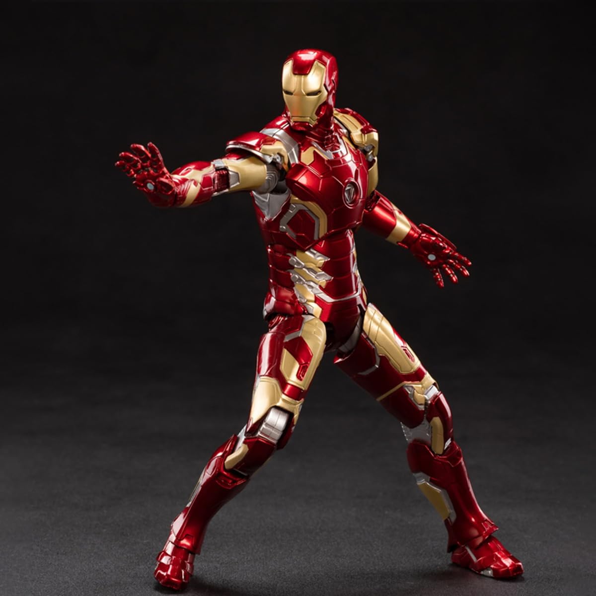 Hiplay Zd Toys Collectible Figure Full Set: Anniversary Series Non-Luminous Version: Iron Man Mk43 (1906-43), 1:10 Scale Miniatu