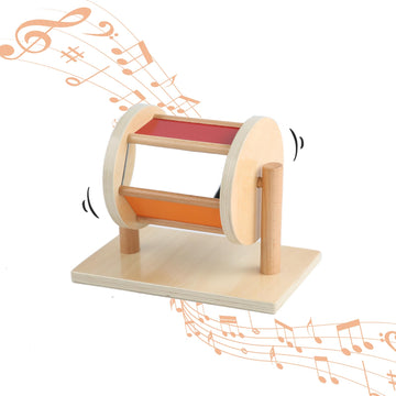 Adena Montessori Full-Size Spinning Drum Montessori Toys For Infant 6 - 12 Months 1 Year Old Babies Toddlers (Typical)