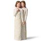 Yuideary Sisters Figurines, Gifts For Sisters, Best Friends, Bff; Hand Painted Sculpture Friendship Gifts For Best Friends Women.