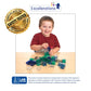 Excellerations Calming Color Building Bricks - 80 Pieces