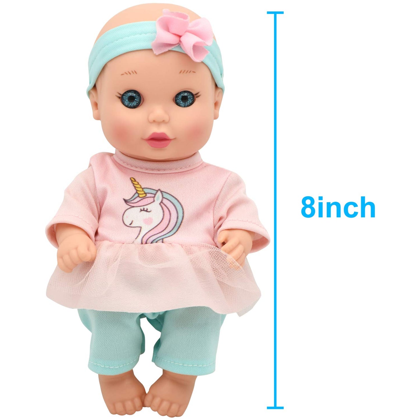 New Adventures Little Darlings Baby Magic 8'' Tote Along Baby