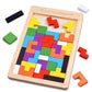 Pn Avan Wooden Tangram Puzzle For Kids 40 Pieces | Montessori Brain Teaser Blocks Game | Educational Wooden Toys For Toddlers | 