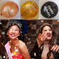 52 Pcs Black Gold Birthday Balloons With Birthday Party Pattern Children'S Birthday Balloons Decoration Suitable For Girls Boy B