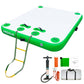 vapaus Inflatable Floating Dock Water Air Mat Swim Platform Floating Island Deck with Rope Ladder for Pool Lake Beach Relaxing S